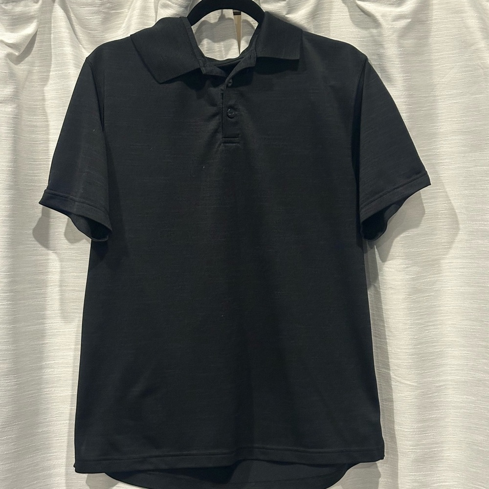Classic Black Polo Shirt sz Med